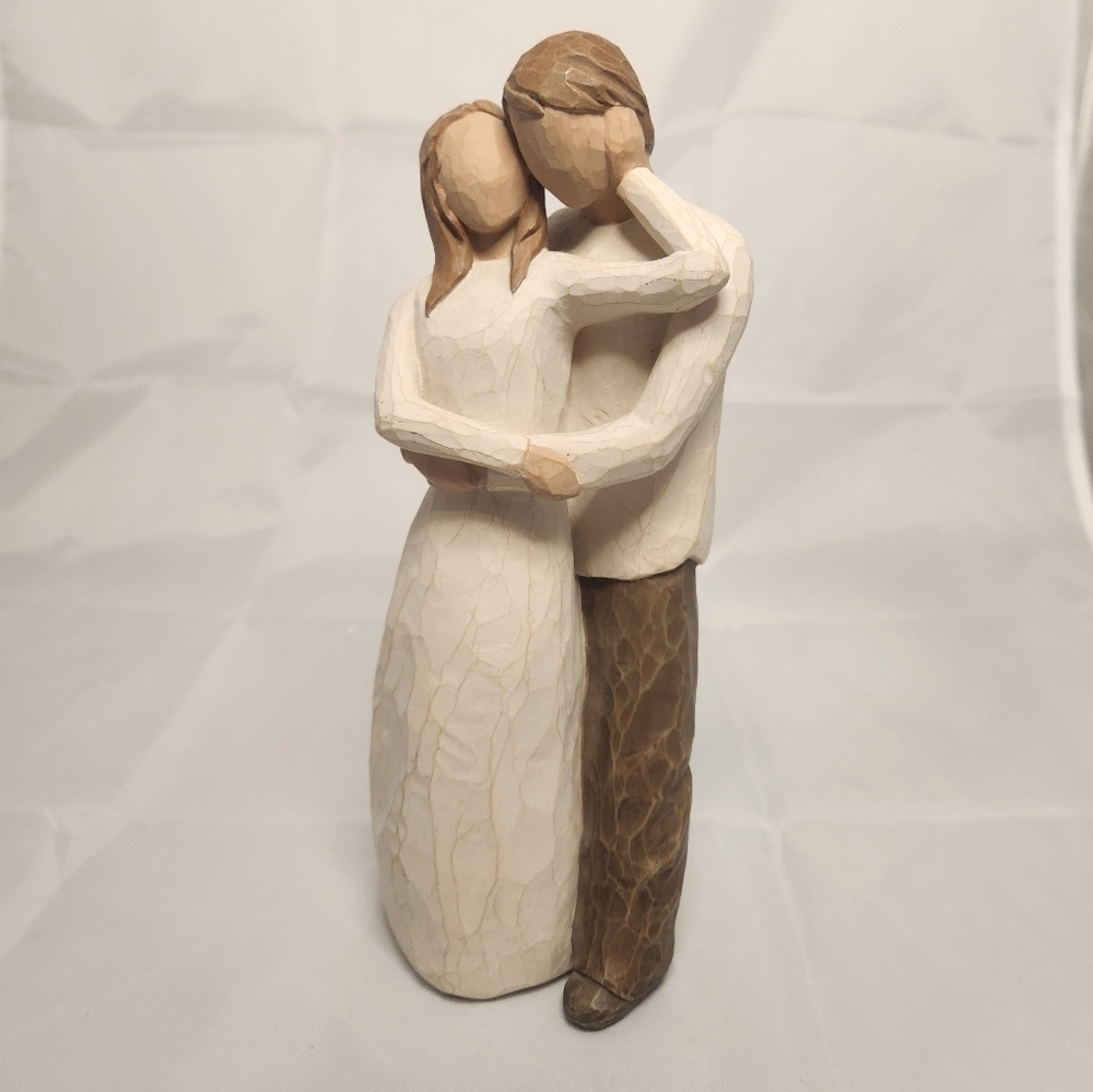 8 1/2” Willow Tree Together Wooden Figurine Decoration - Picture 1 of 10